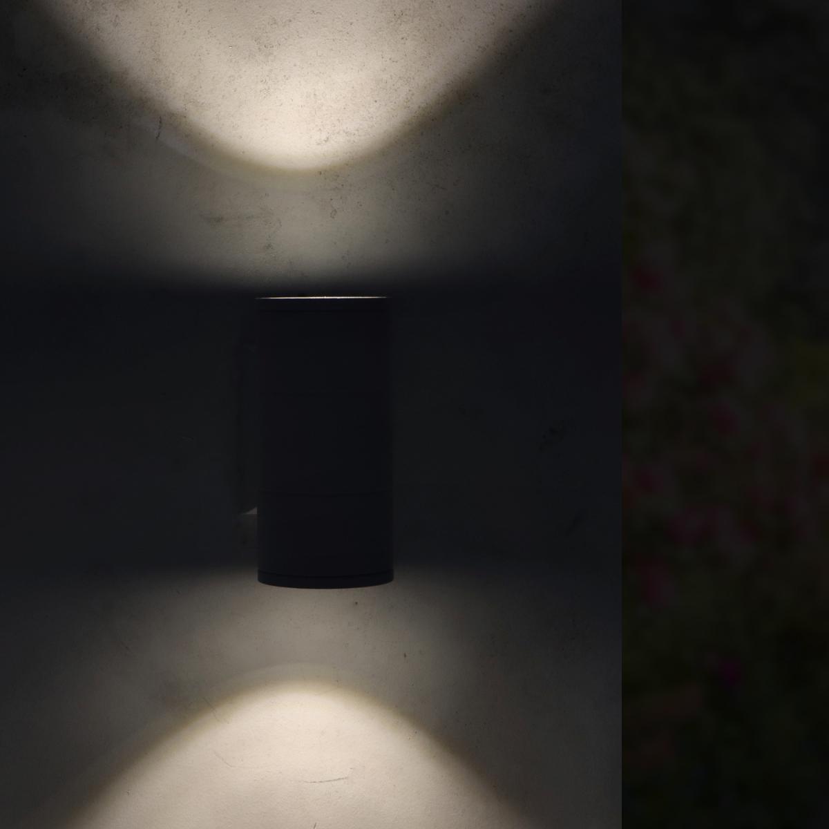 Aplique de pared LED Tube White 2X3W IP54