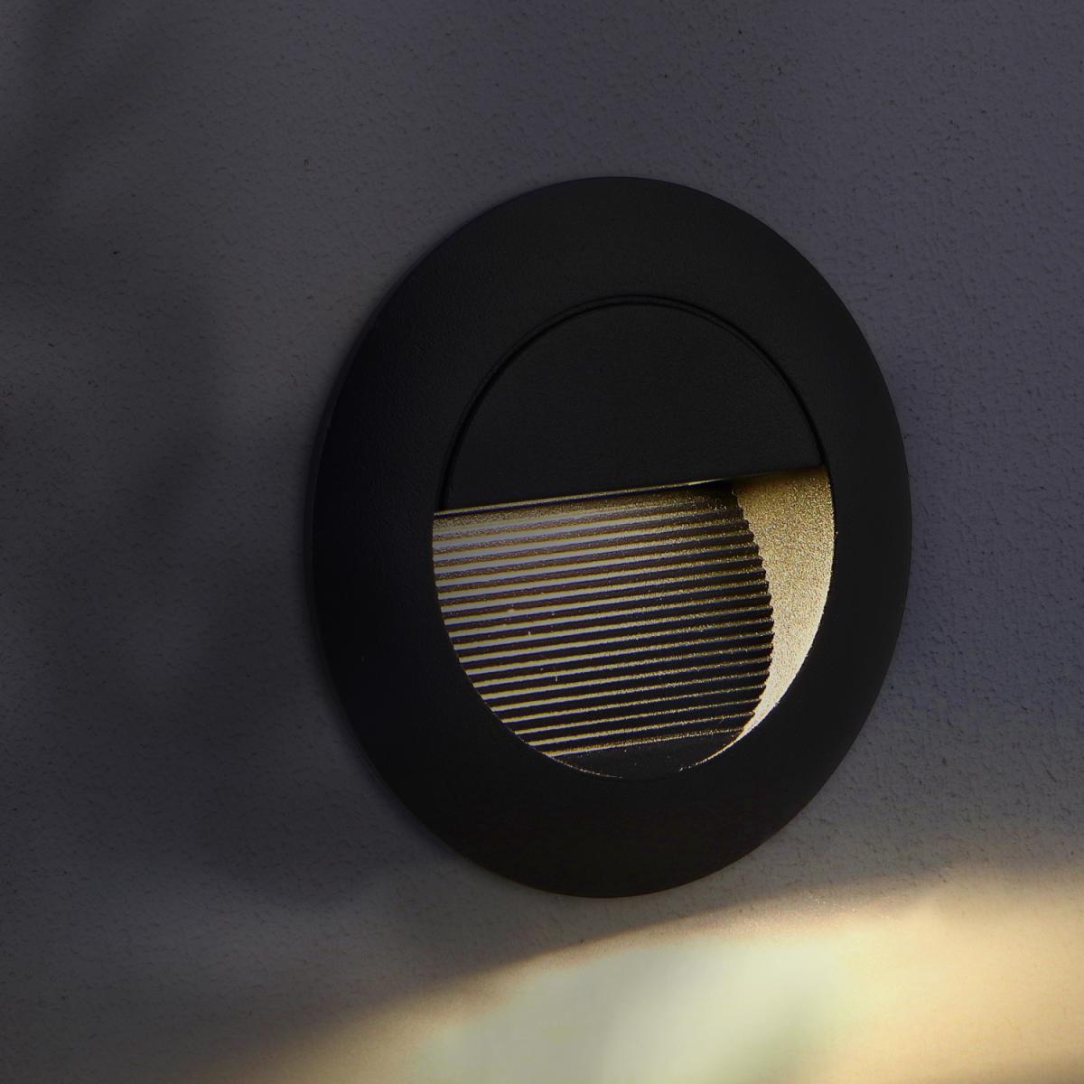 Baliza LED Circle Empotrable 3W IP54