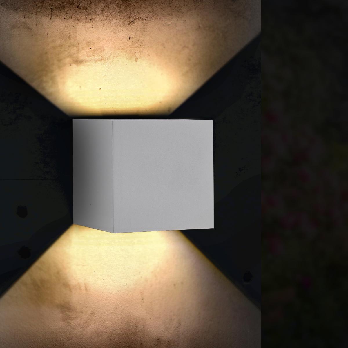 Aplique de Pared LED White Cube 6W IP54