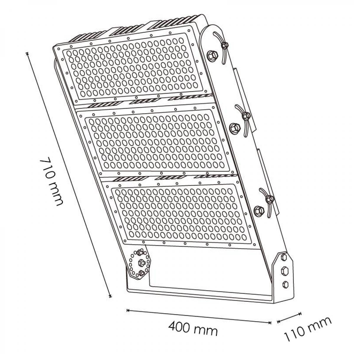 Foco Modular LED Stadium 750W 25º