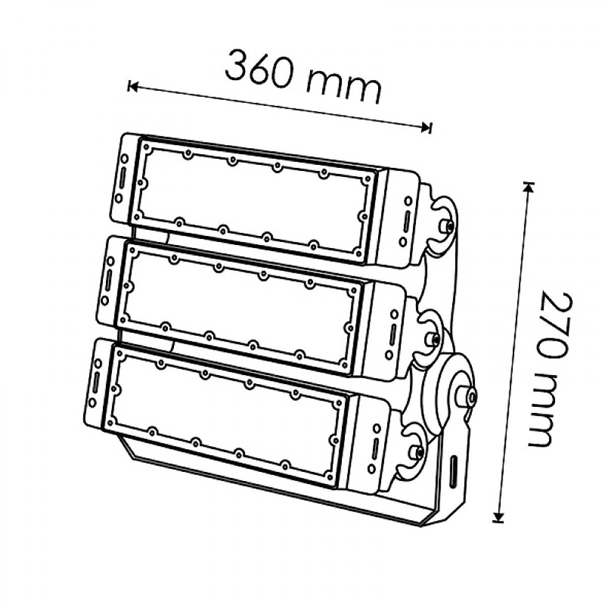 Foco Modular LED Premium 150W