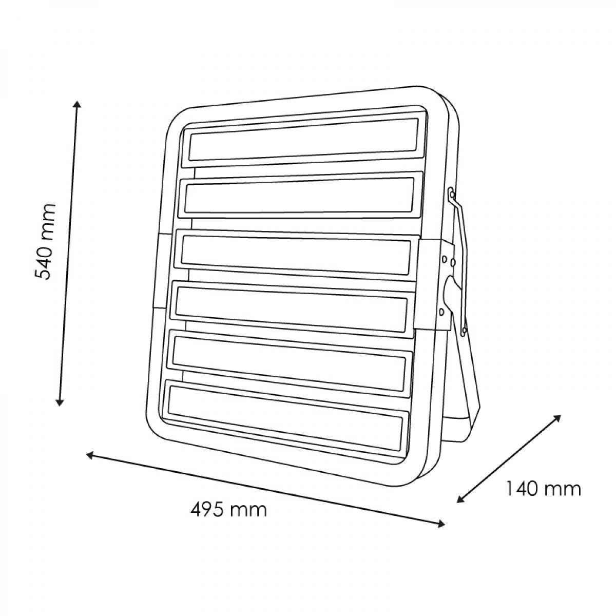 Foco Modular LED Coliseum 600W