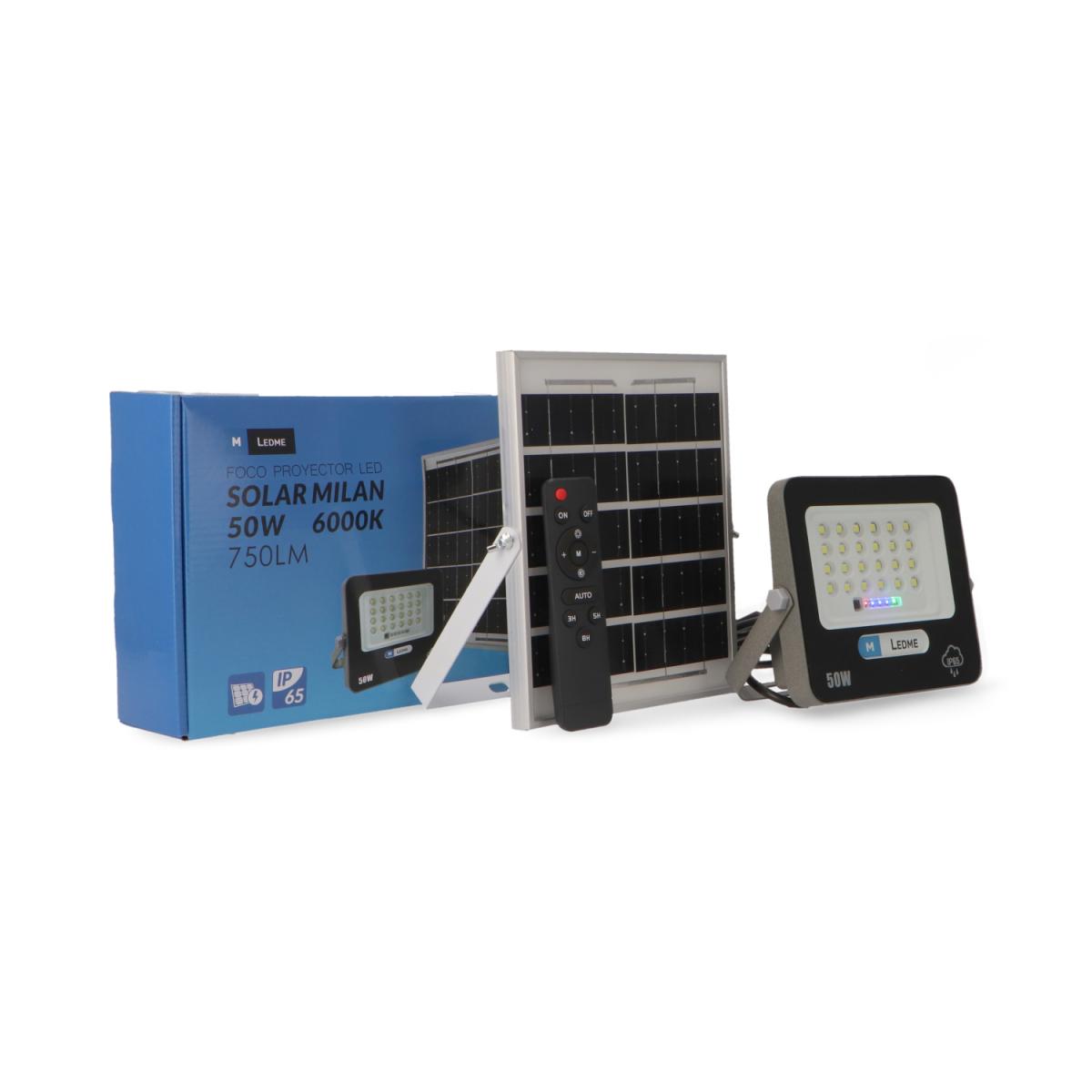 Foco Proyector Led Solar Milan 50W