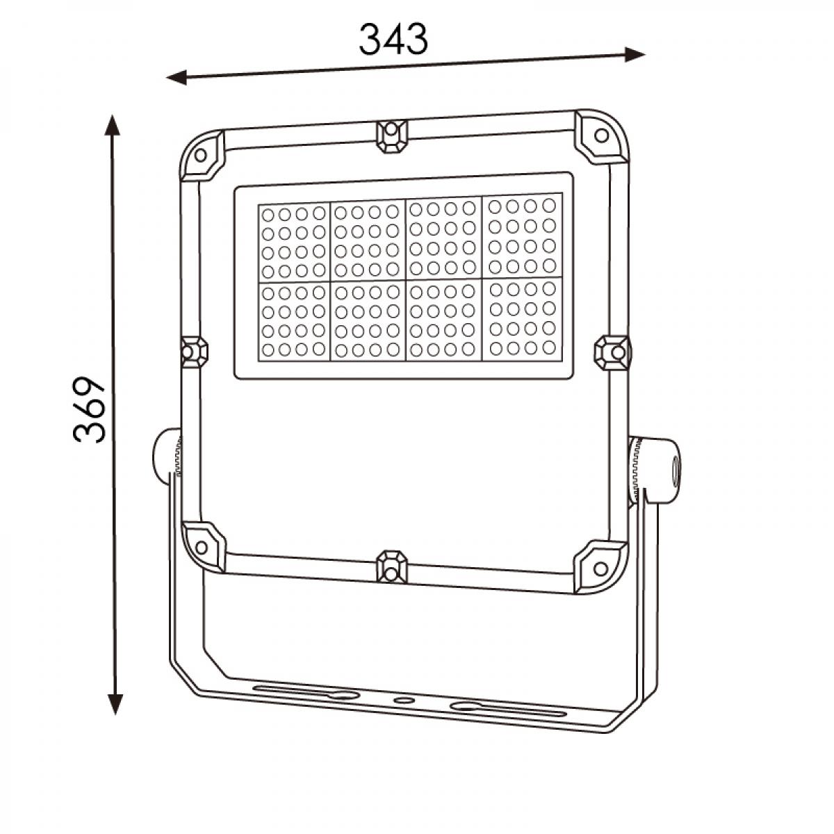 Foco proyector LED Slim Series 100W