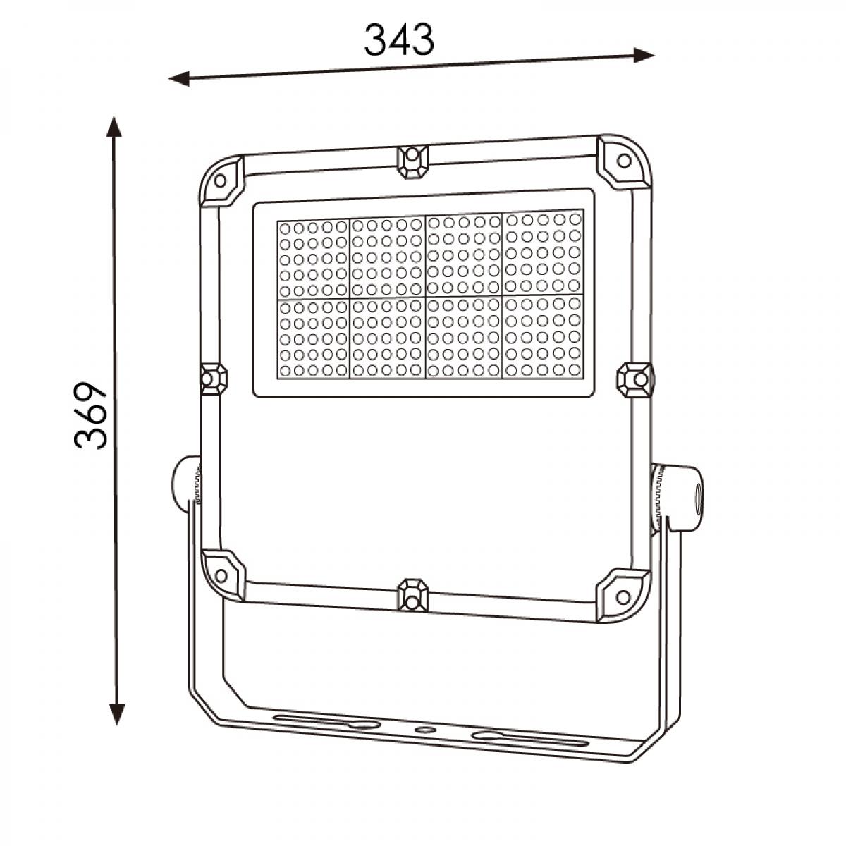 Foco proyector LED Slim Series 150W