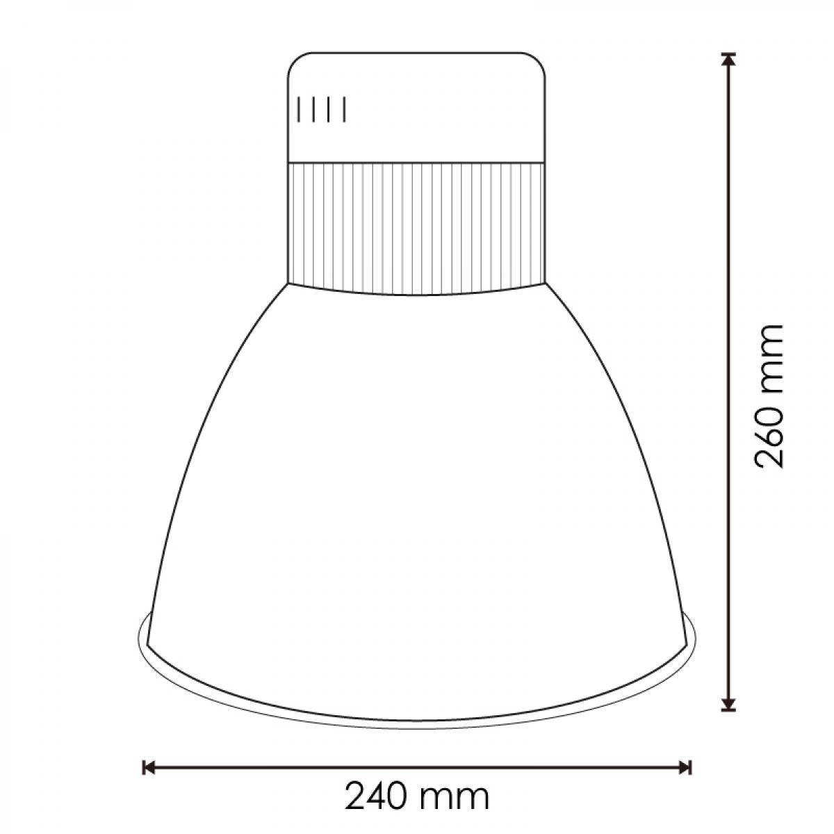Campana LED Menie 28W - Verduras
