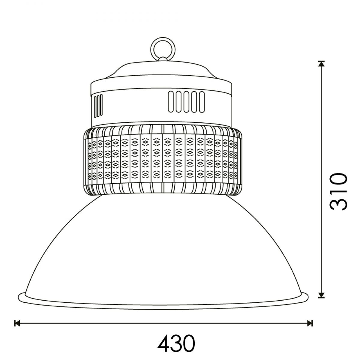 Campana LED SMD Cool 100W