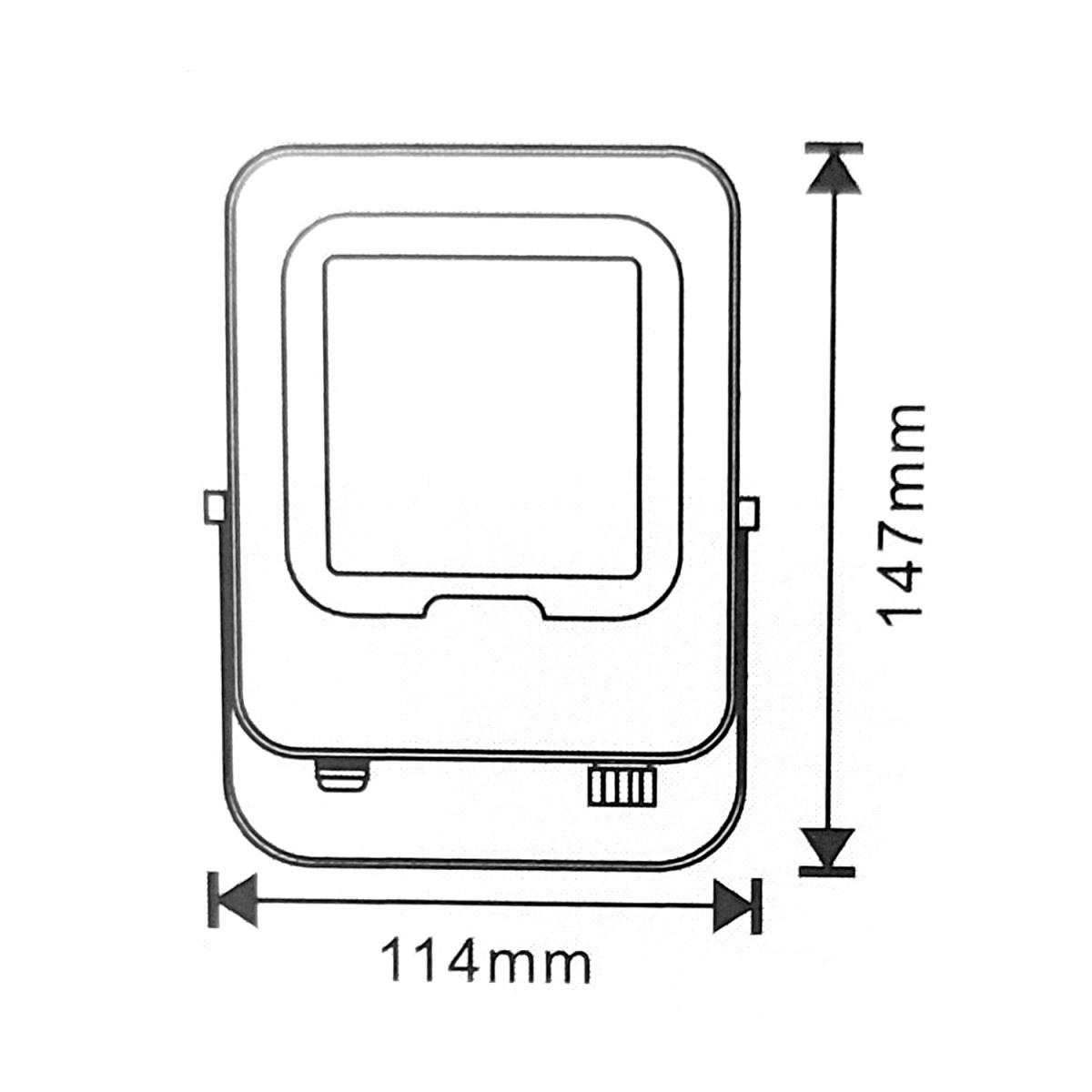 Foco Proyector Led Napoli Plus White 20W CCT