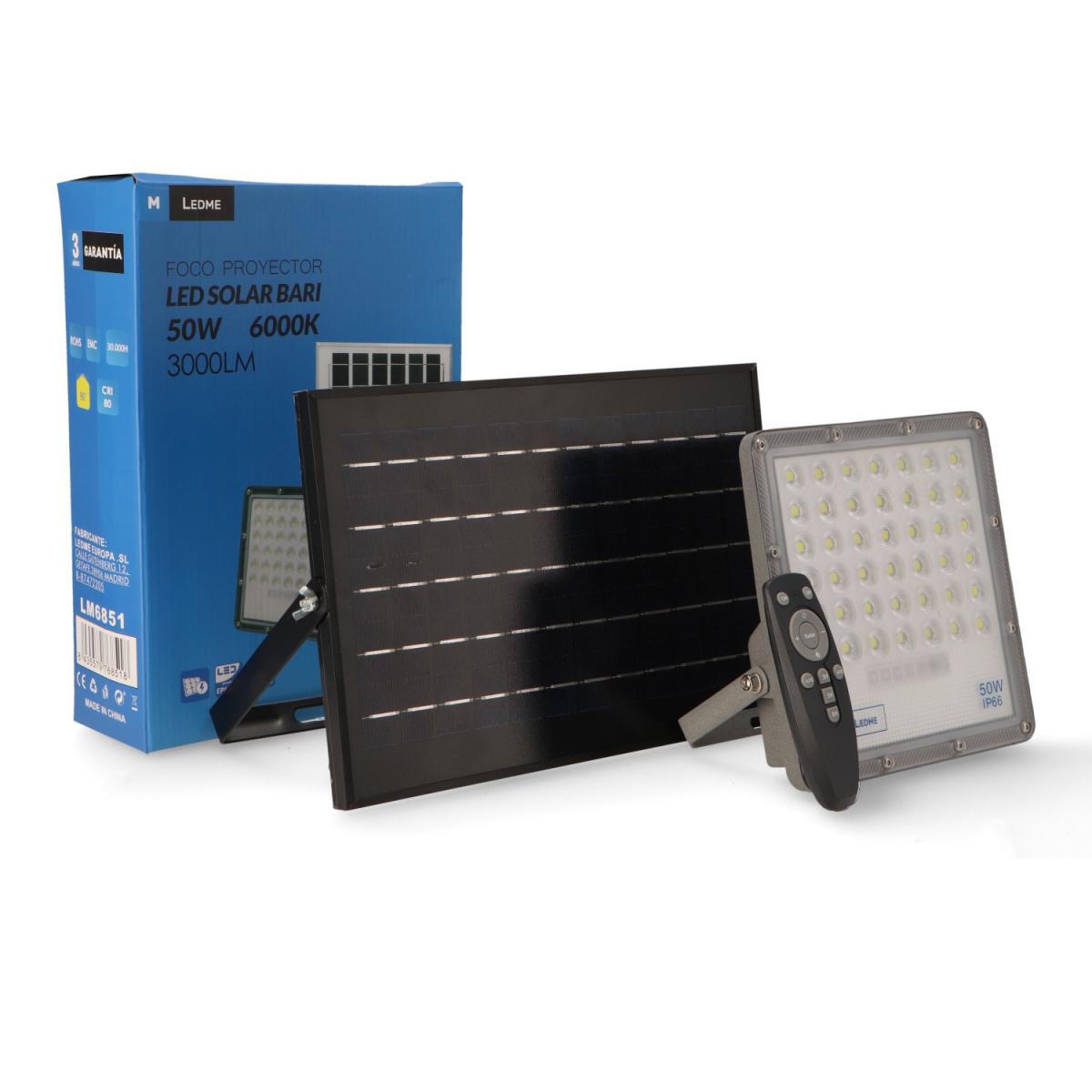 Foco Proyector Led Solar  50W