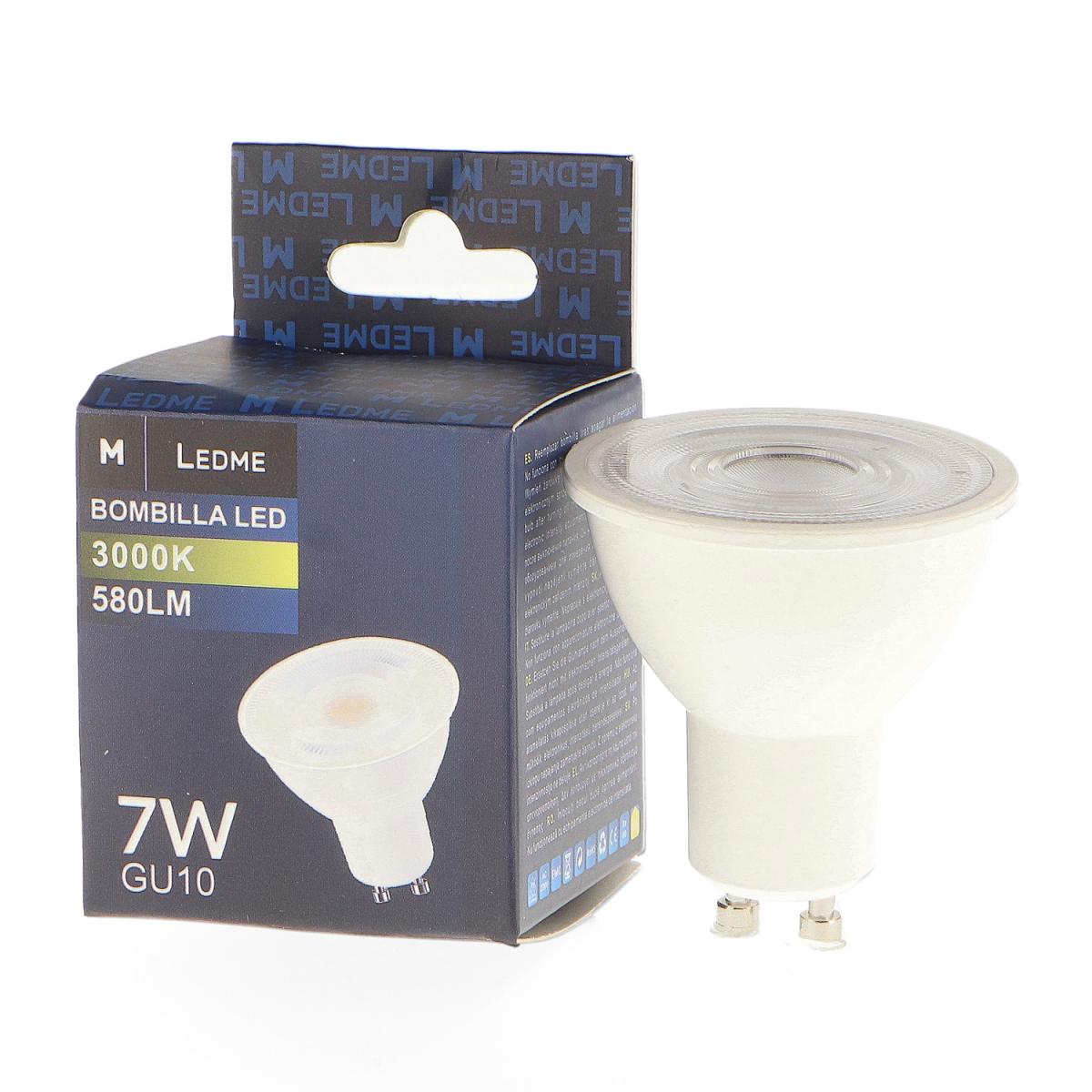 Bombilla LED GU10 Smd Plus 7W 100º