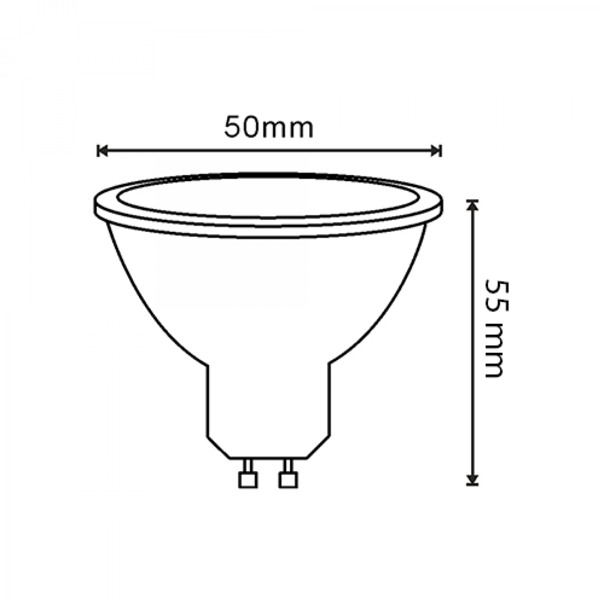 Bombilla LED SmartHome GU10 5W