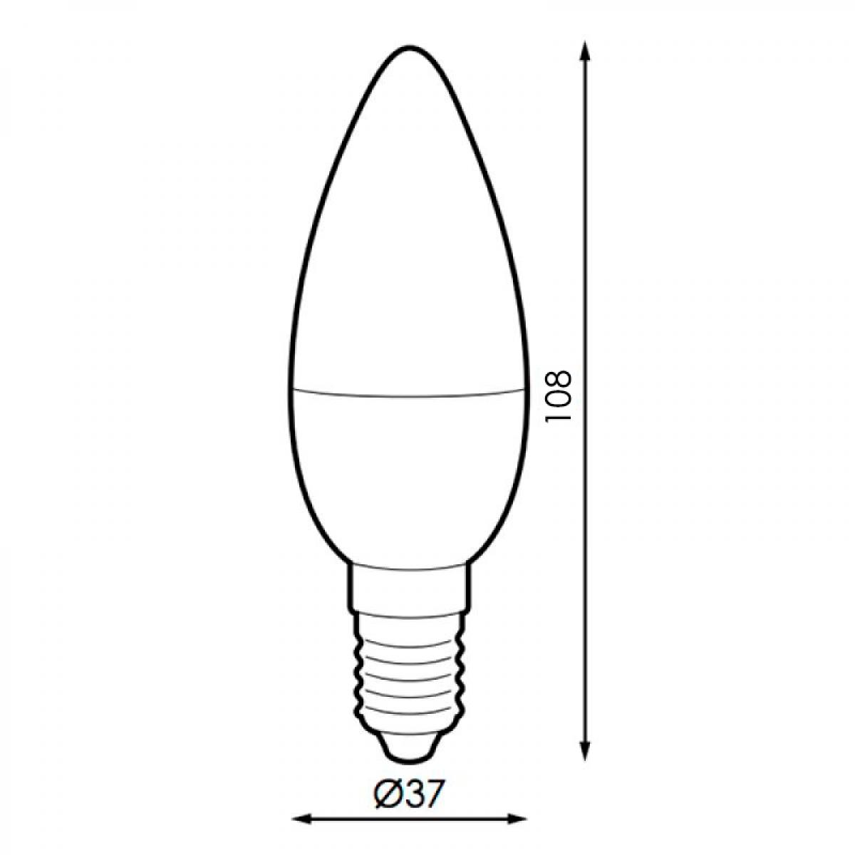 Bombilla LED SmartHome C37 6W