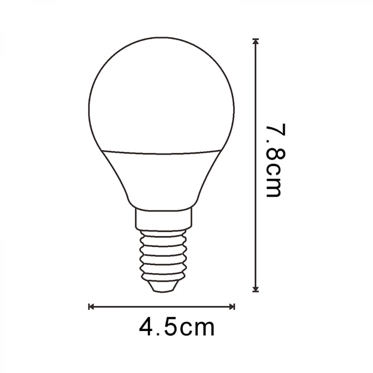 Bombilla LED SmartHome G45 6W