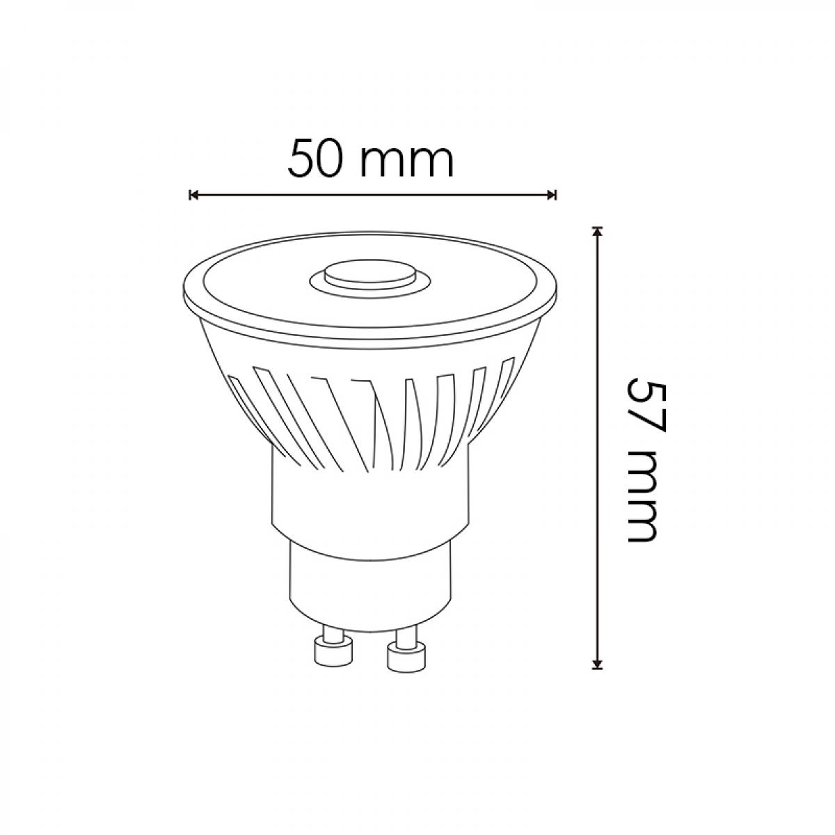 Bombilla LED GU10 CobPro 8W 12º