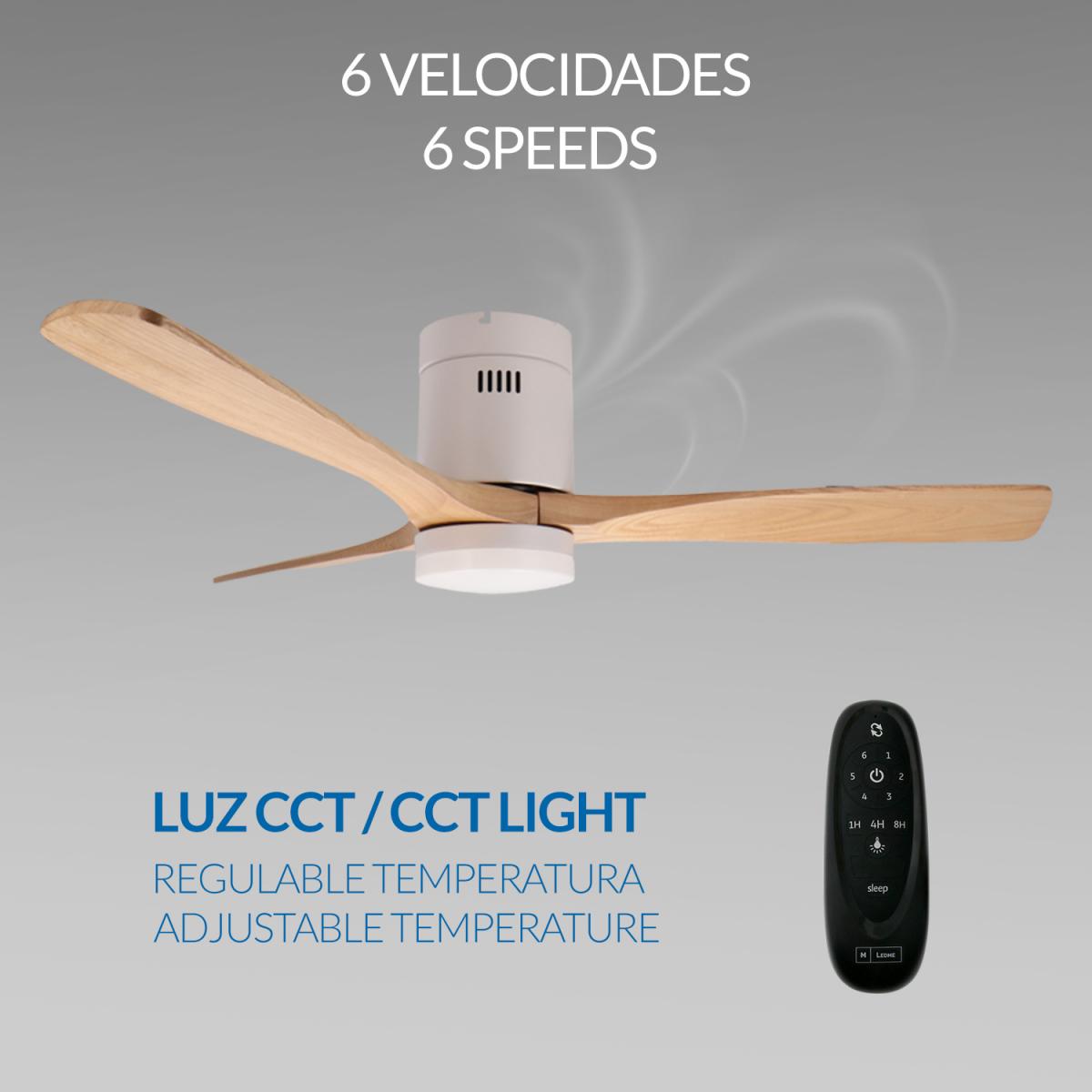 Ventilador de techo LED White Energy