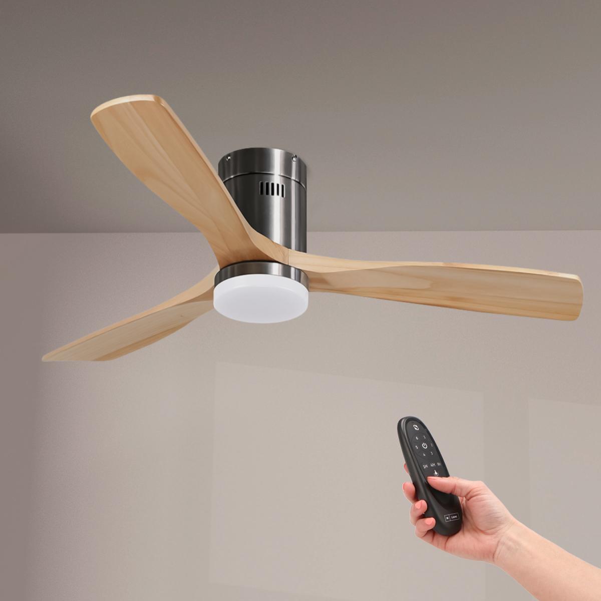 Ventilador de techo LED Níquel Energy