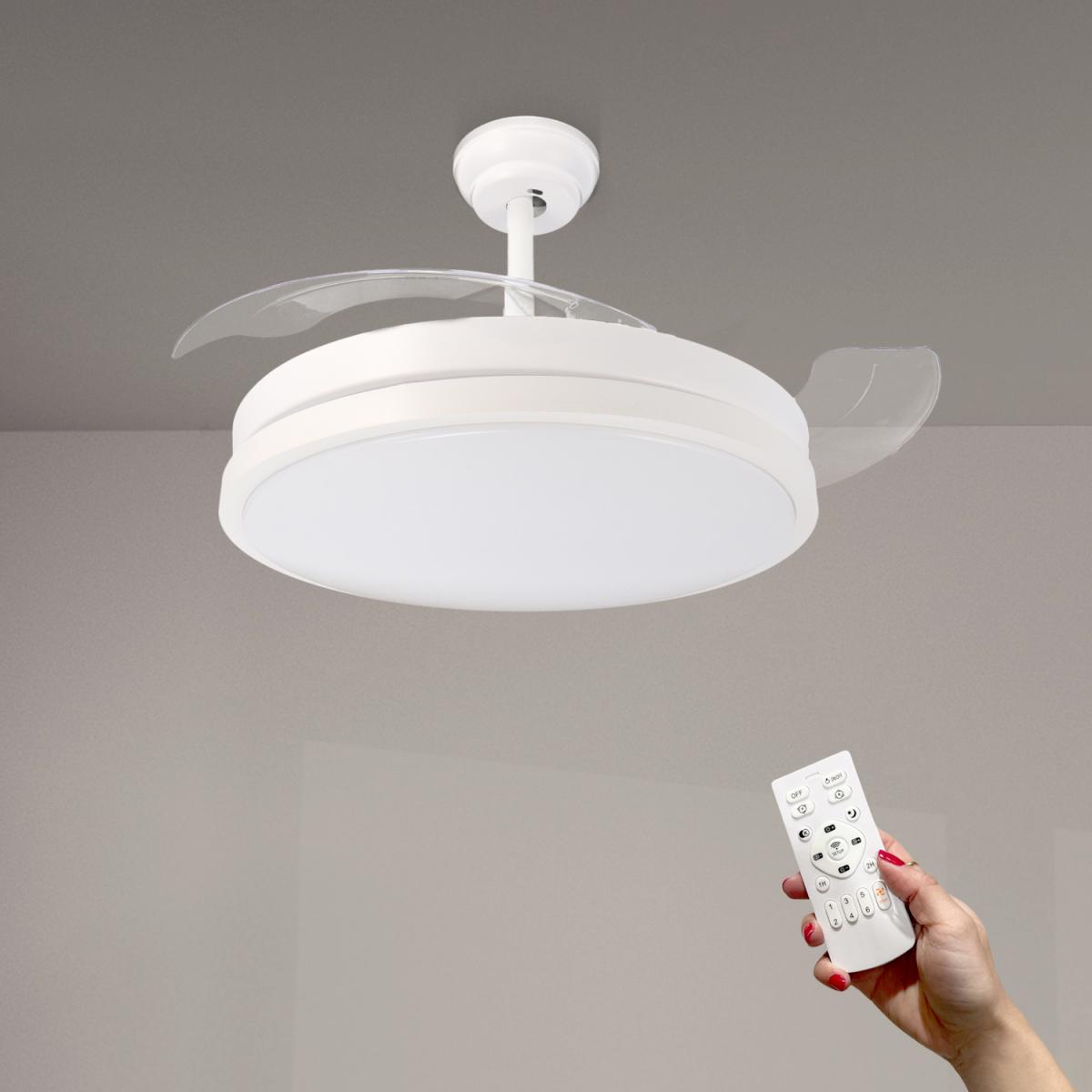 Ventilador de techo LED Herben 68W Ø107 cm