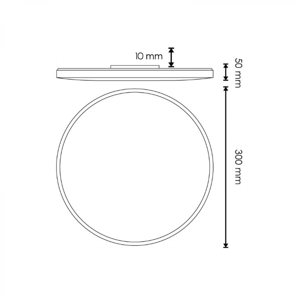 Plafon LED Circular Sense 30W
