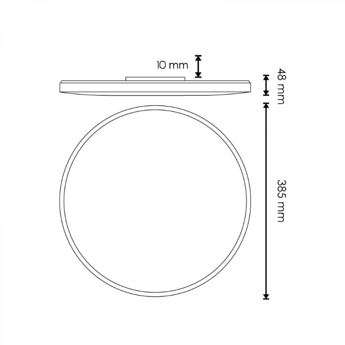 Plafon LED Circular Sense 40W