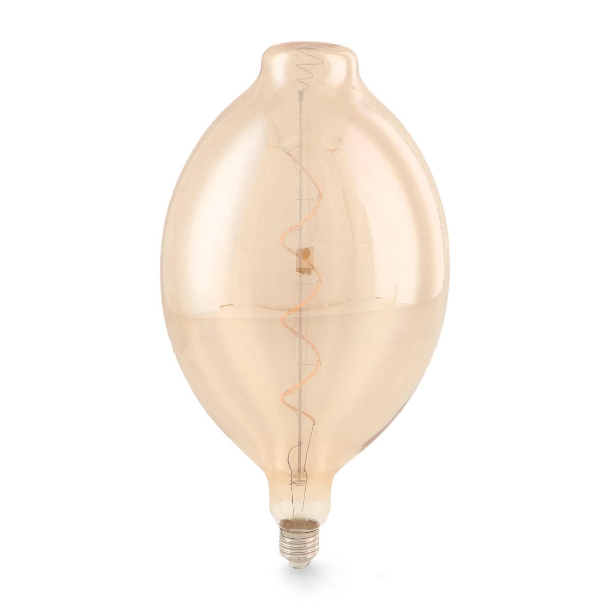 Bombilla LED Filamento Espiral E27 BT180 4W Ámbar