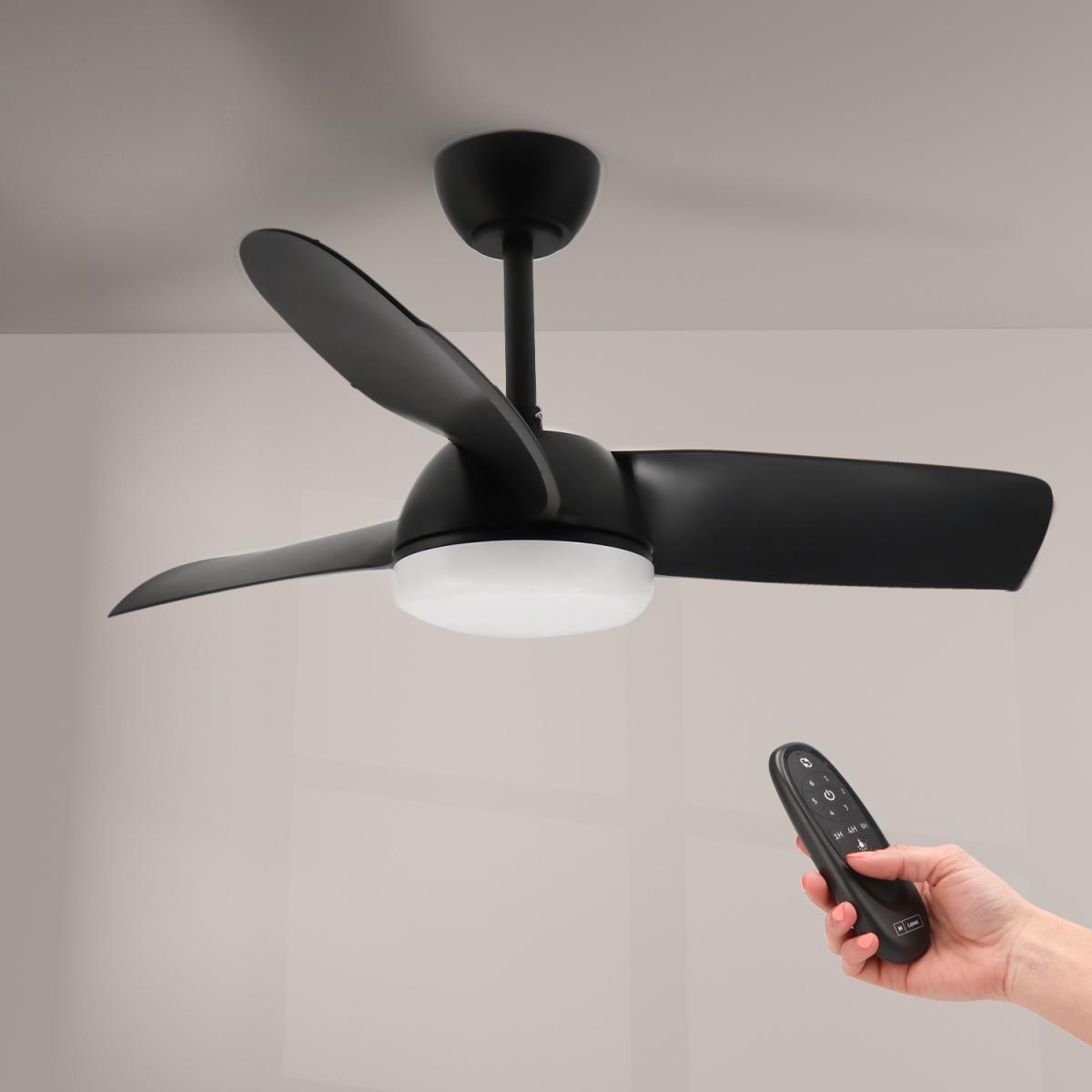 Ventilador de techo LED Black Face