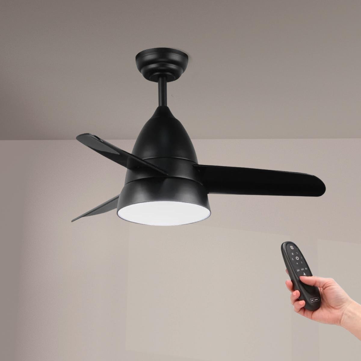 Ventilador de techo LED Black Silence
