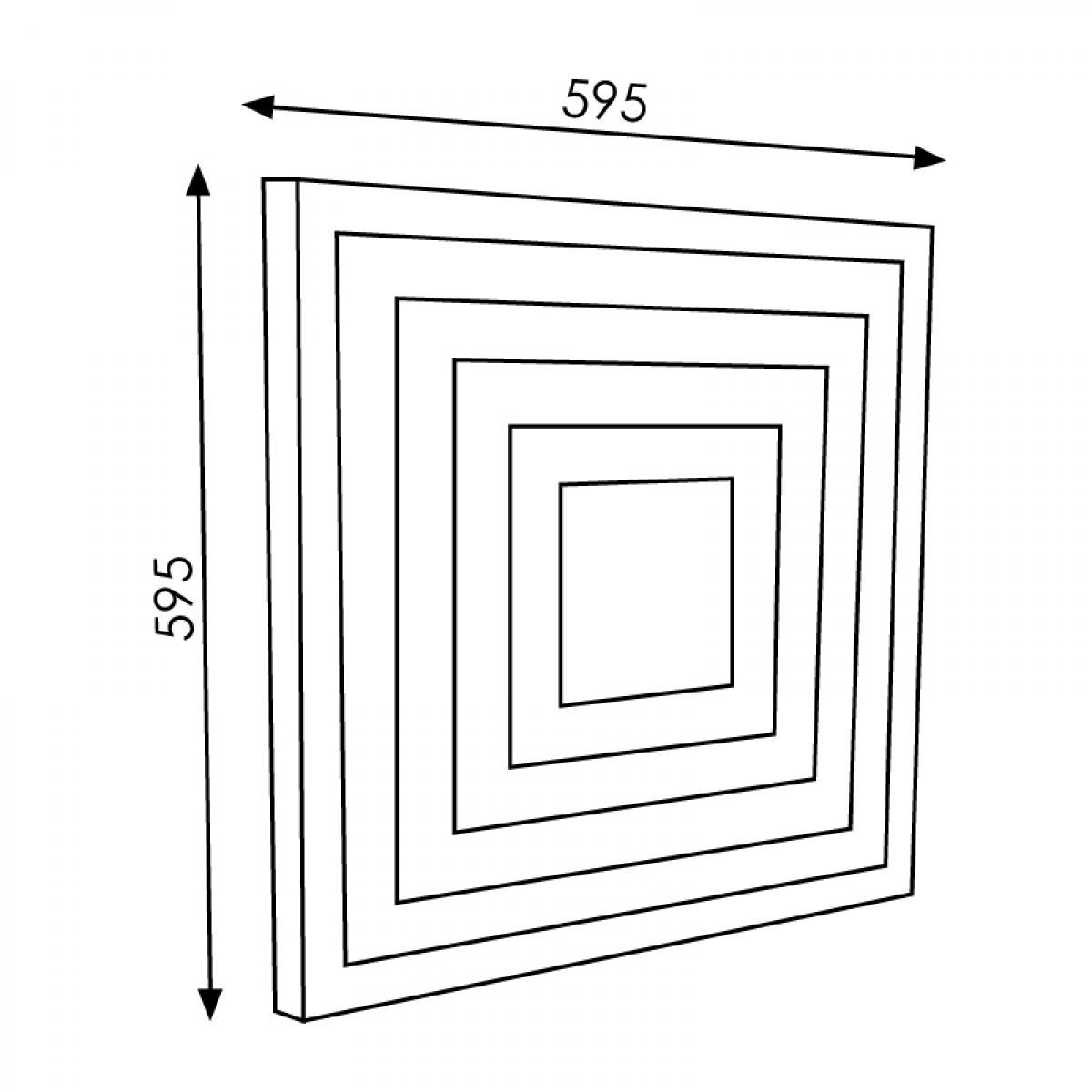 Extractor Ofair 60X60 cm 50W