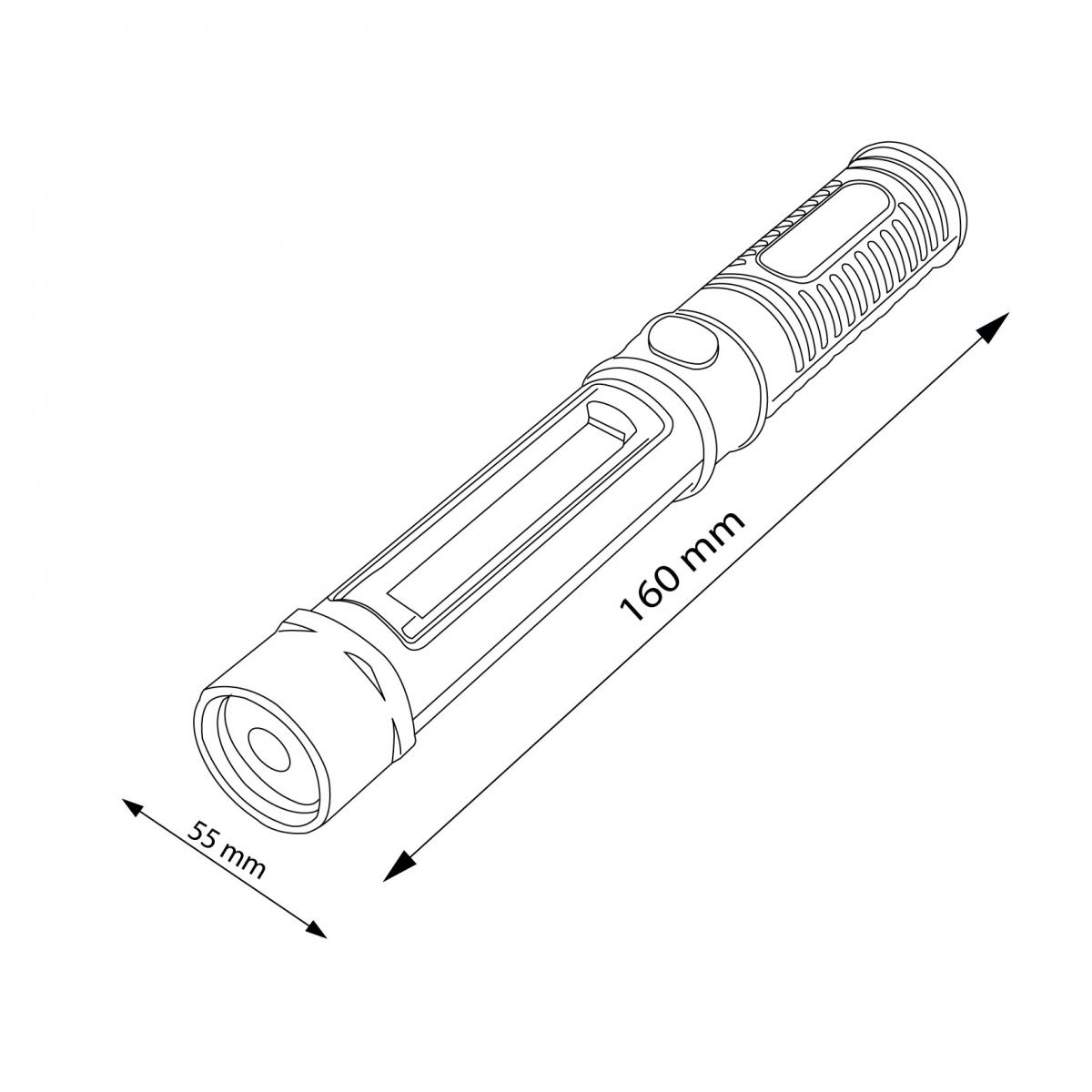 Linterna LED Feather Multifunción con Imán IP65