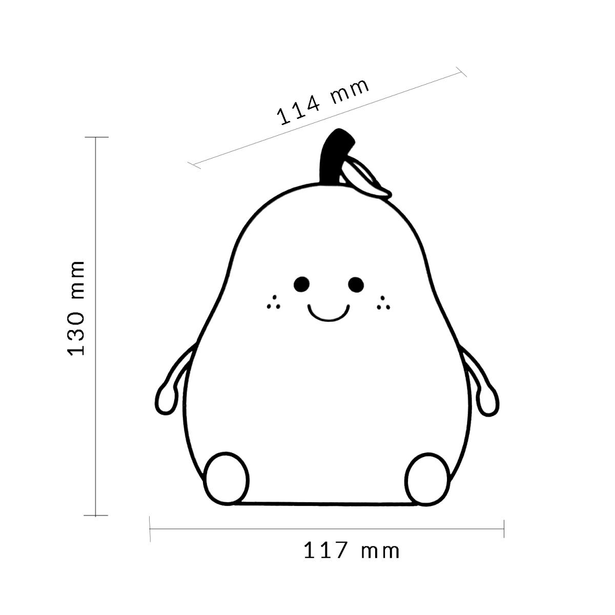 Lámpara táctil infantil LED Pear
