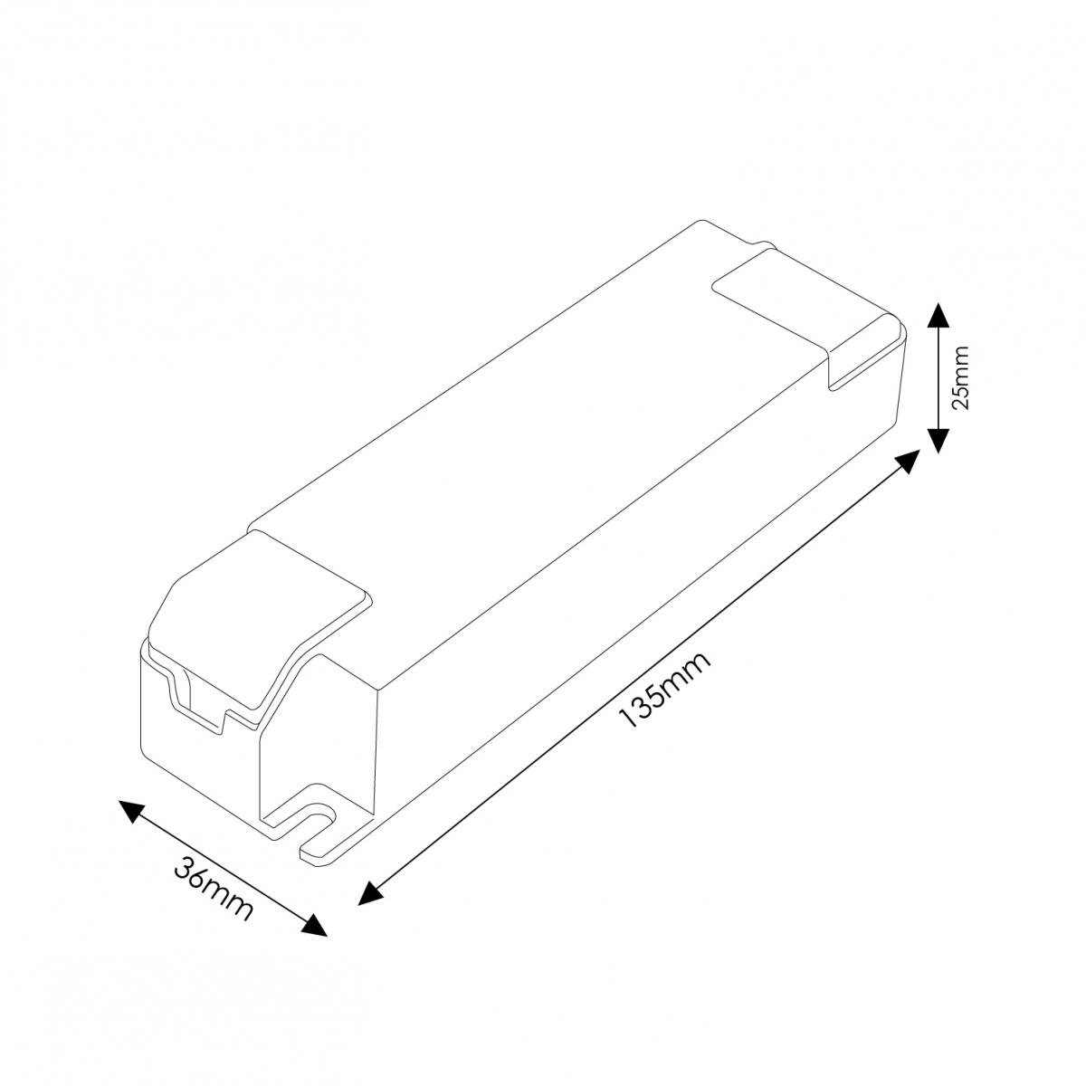 Driver LIFUD Salida 25-42V DC 40W LF-GIR040YM1000H