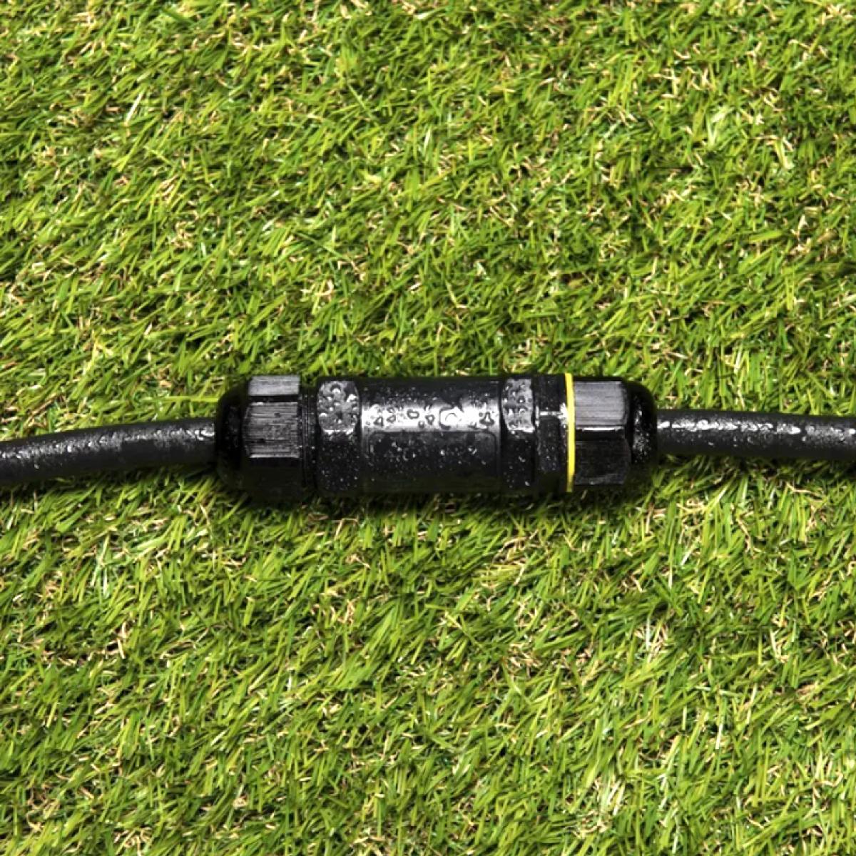 Conector para manguera eléctrica con índice de protección IP68.