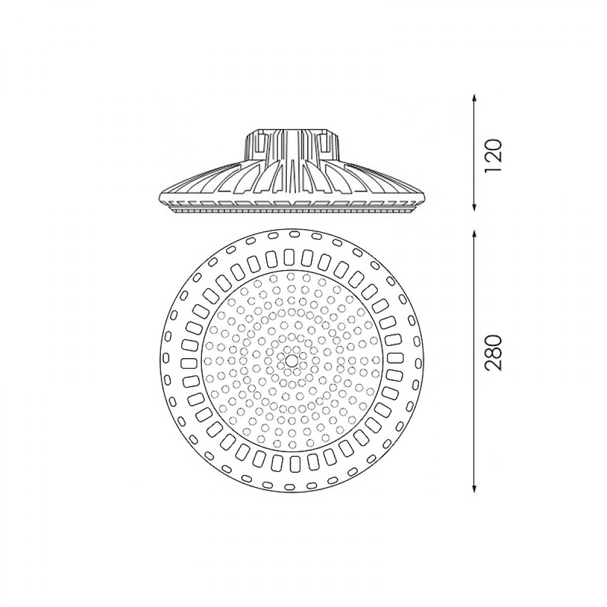 OFERTA Campana UFO LED Inspire 100W - DSC