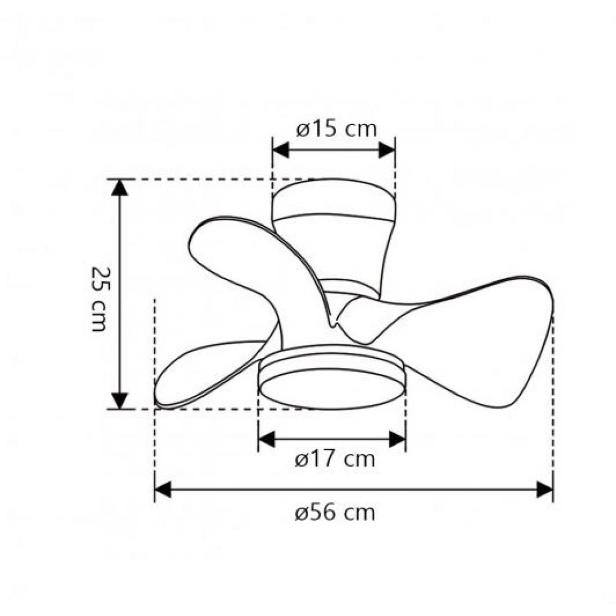 OFERTA VENTILADOR SIUX BLANCO 56CM 3 PALAS