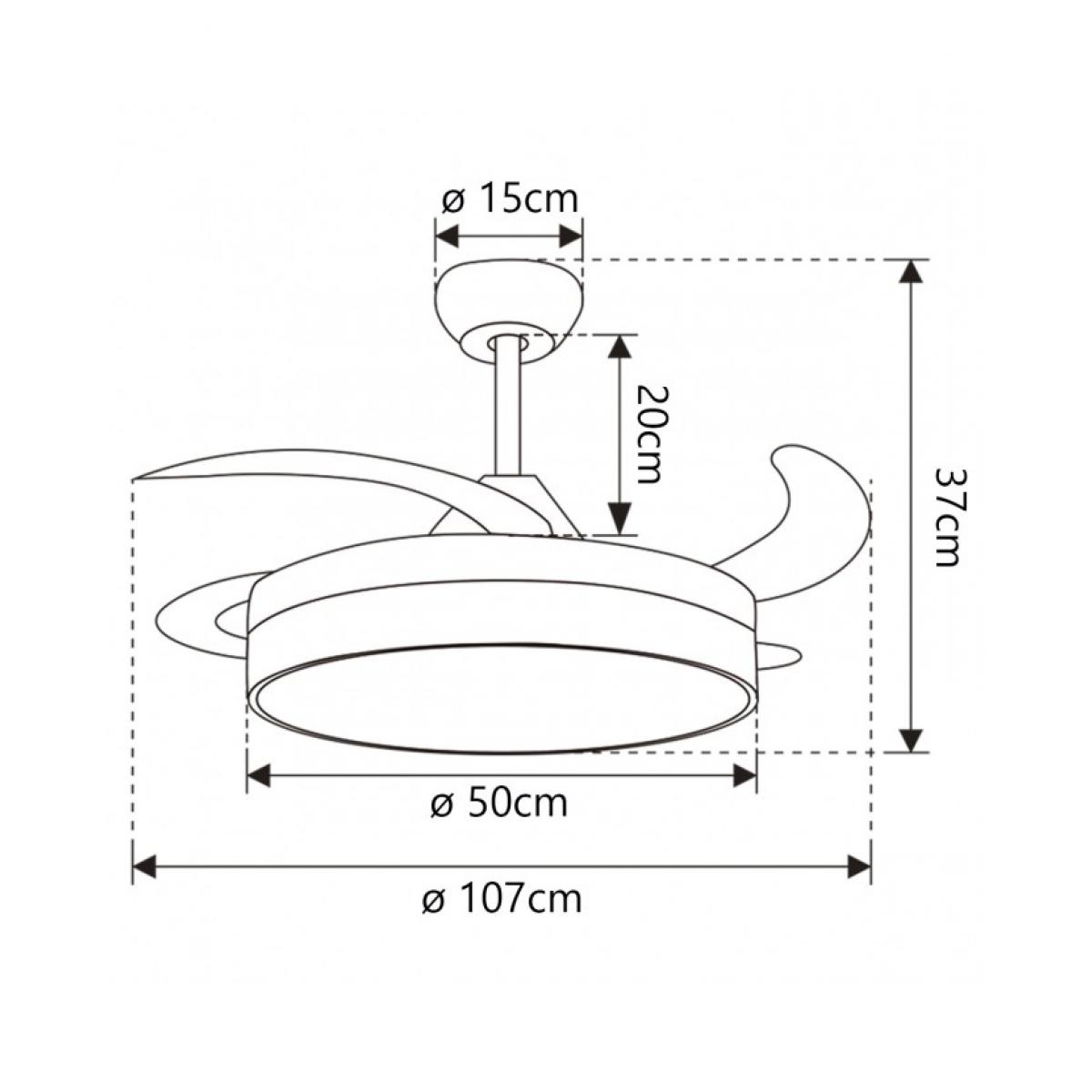 VENTILADOR TOGO CAFE 50CMS 3 PALAS