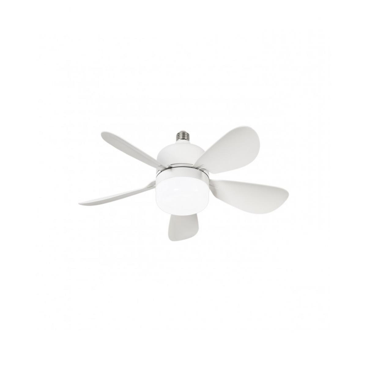 VENTILADOR NANO BLANCO 40CMS 5 PALAS - E-27