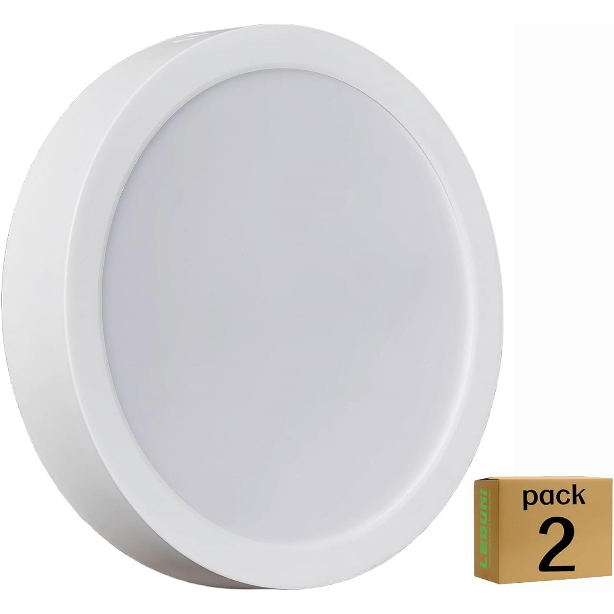 PLAFON 24W Superficie Circular (Pack de dos)
